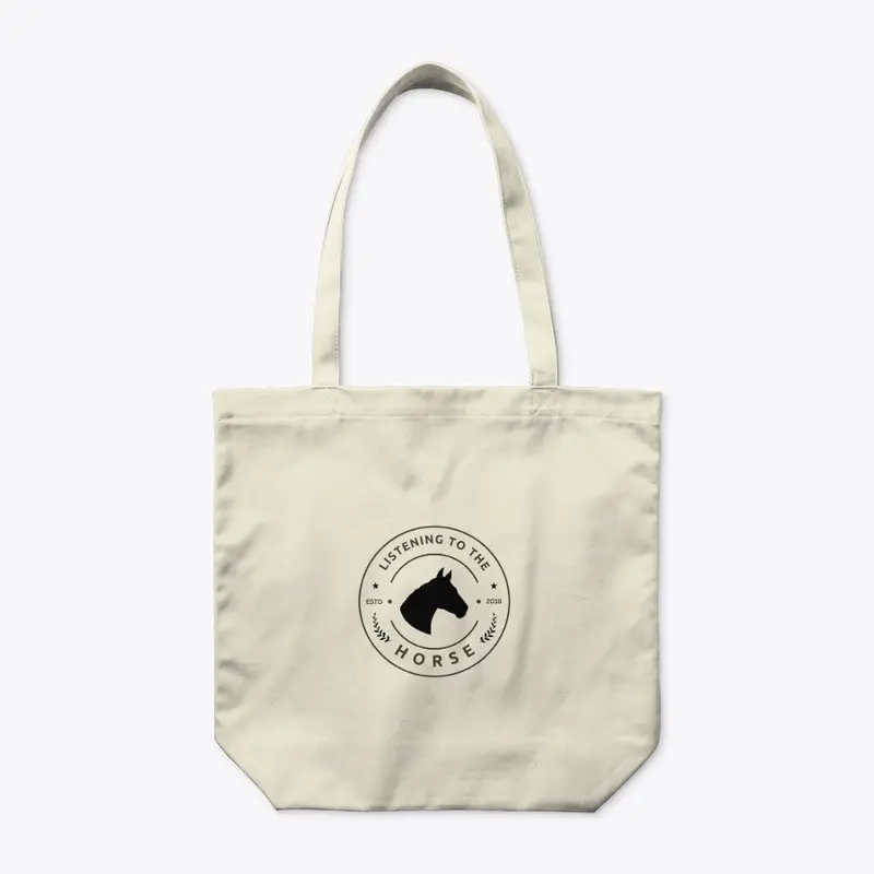 Listening to the Horse Organic Tote Bag